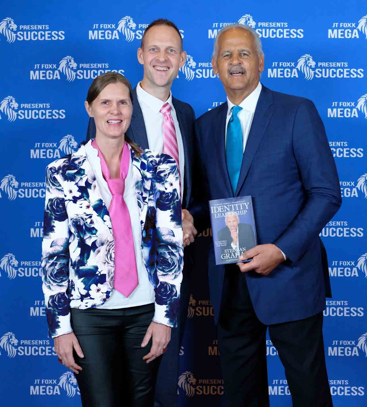 Backstage with author, speaker and Oprah Winfrey's life partner, Steadman Graham